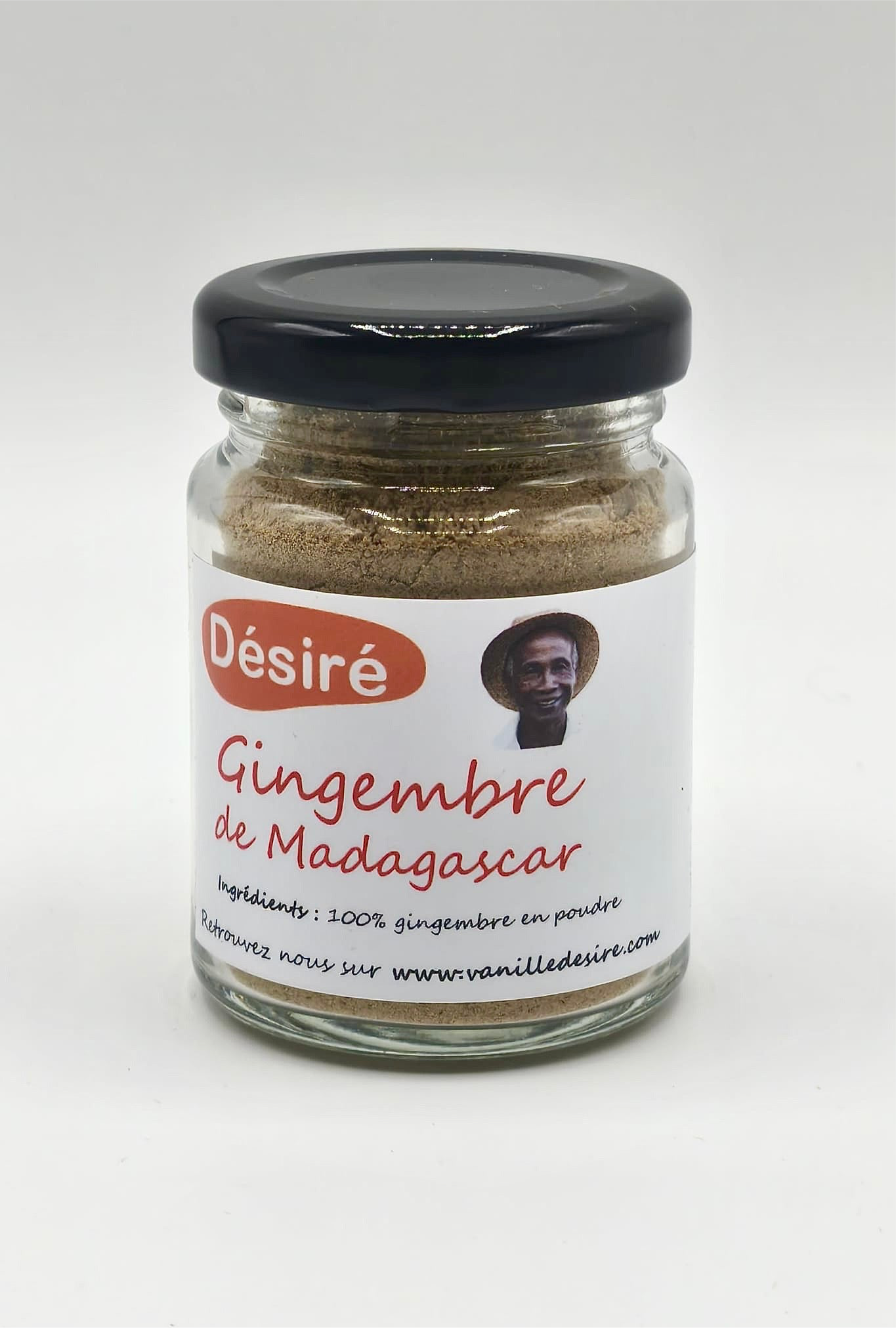 Gingembre en poudre (50g en pot à épices rechargeable)