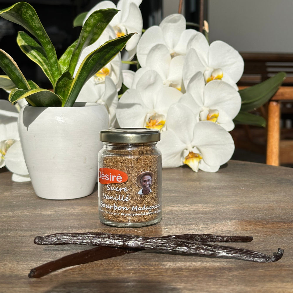 Sucre vanillé Bourbon de Madagascar en poudre (60g)