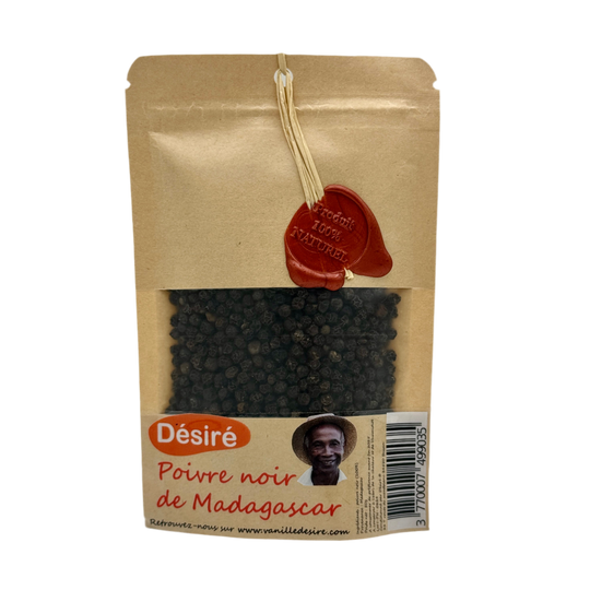 Poivre noir de Madagascar (sachet 50g)