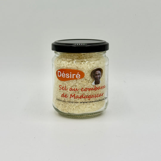 Camargue salt flavored with Madagascar Kaffir Lime