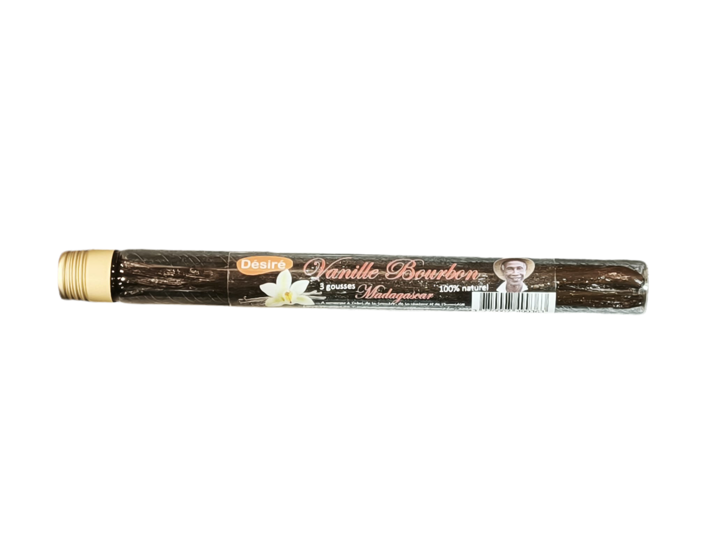 Vanille Bourbon 3 gousses en tube (9-12g)