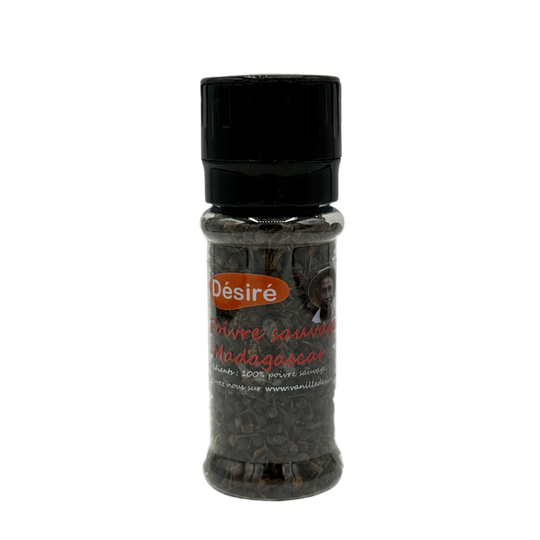 Poivre sauvage de Madagascar (moulin rechargeable 50g)