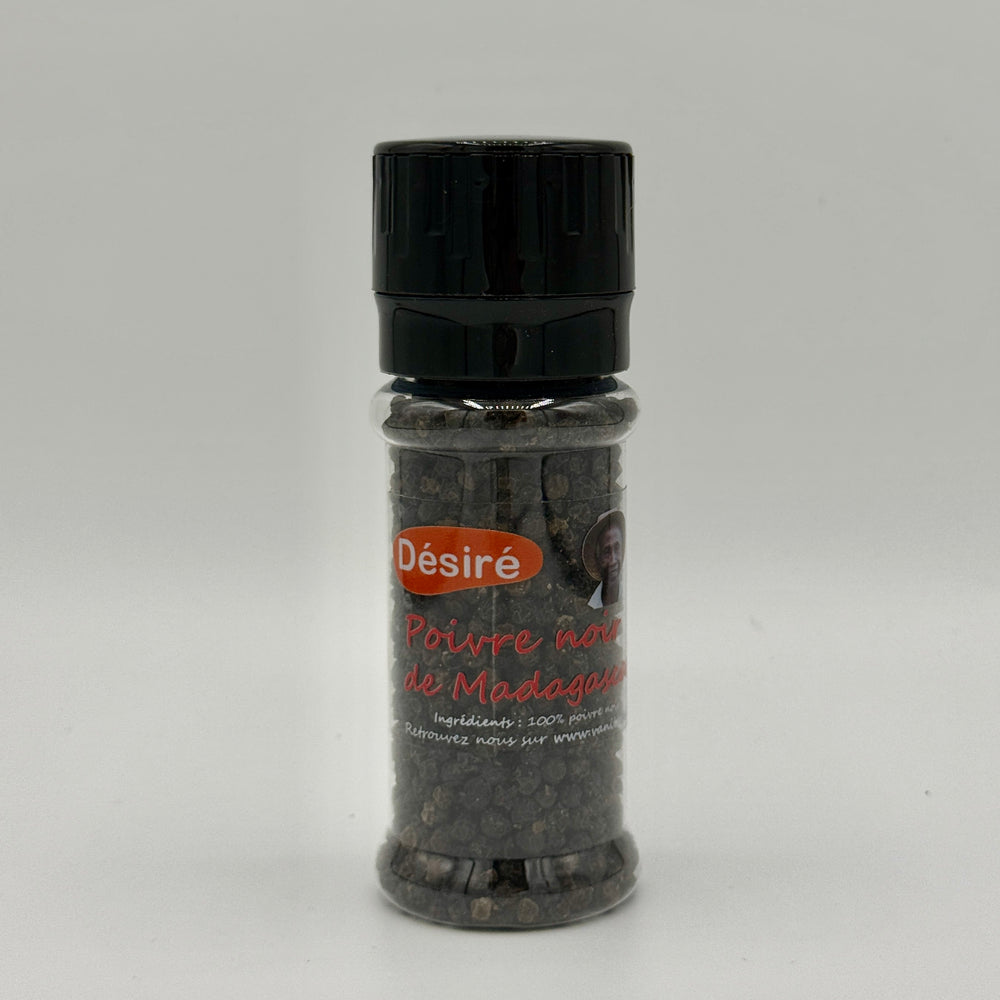 Poivre noir de Madagascar (moulin rechargeable 50g)