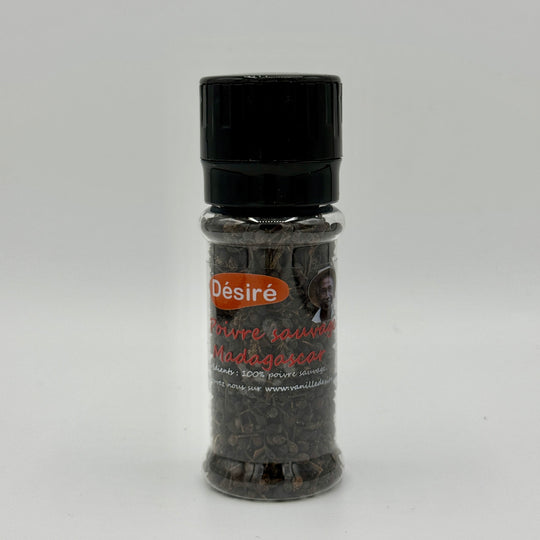 Poivre sauvage de Madagascar (moulin rechargeable 50g)