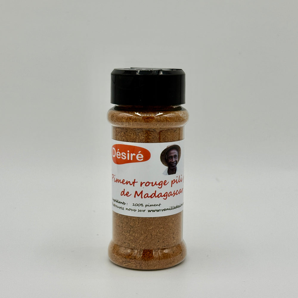Piment rouge Pili-Pili de Madagascar (pot à épices 40g)