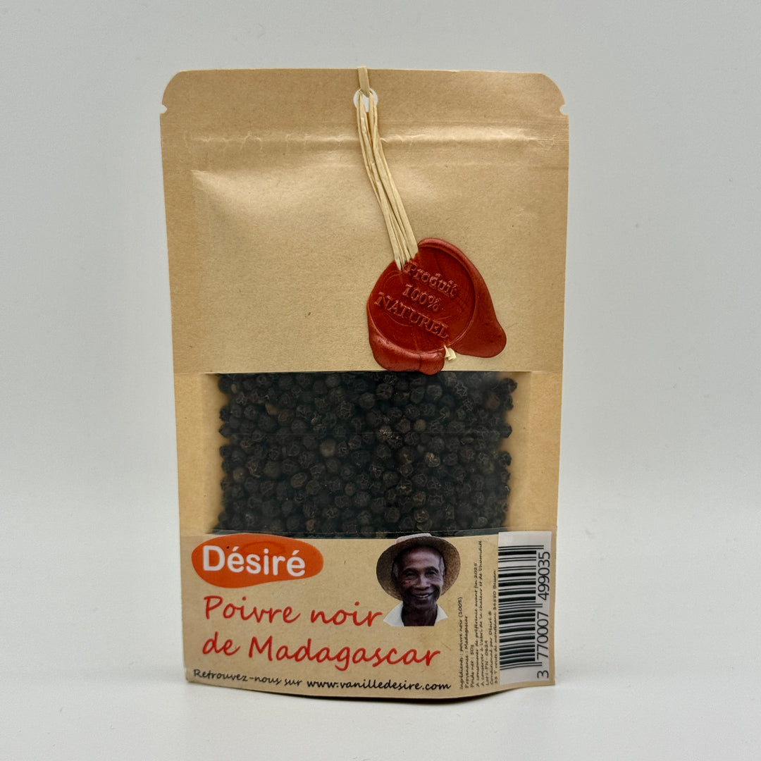 Poivre noir de Madagascar (sachet 50g)