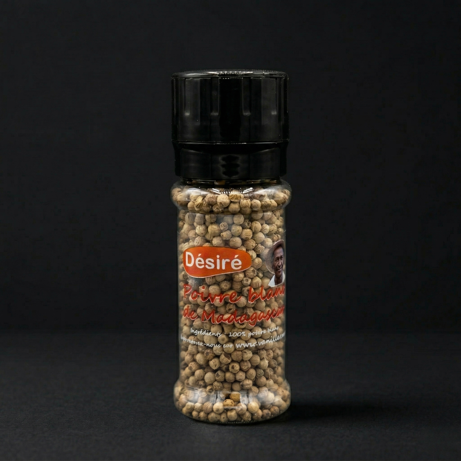 Poivre blanc (moulin rechargeable 50g)