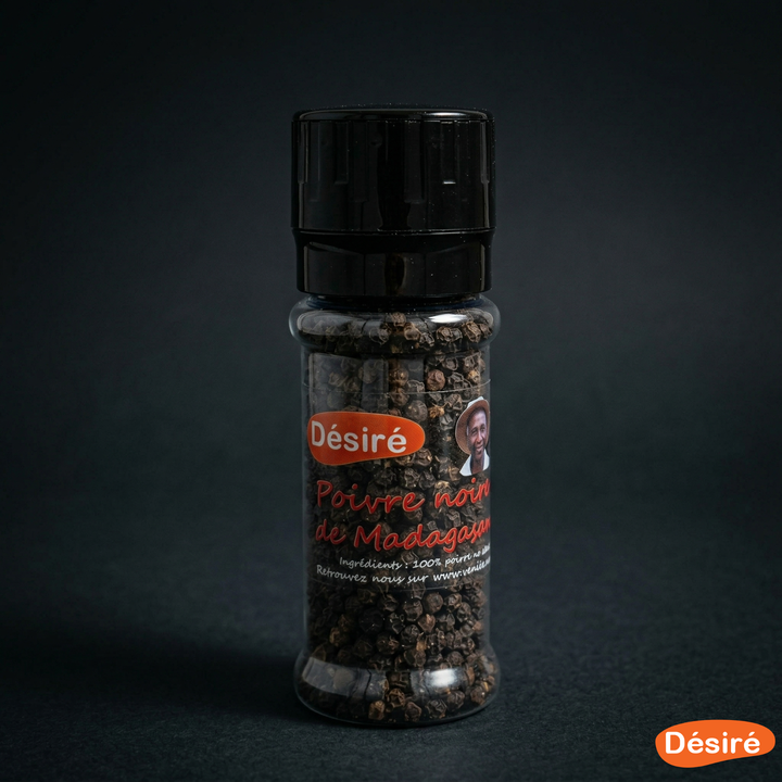 Poivre noir de Madagascar (moulin 50g)
