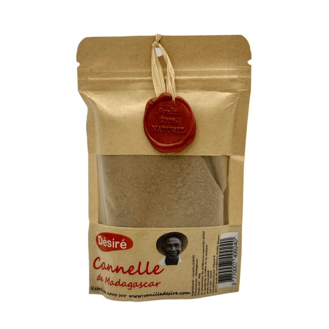 Cannelle de Madagascar en poudre (sachet 40g) - vanilledesire
