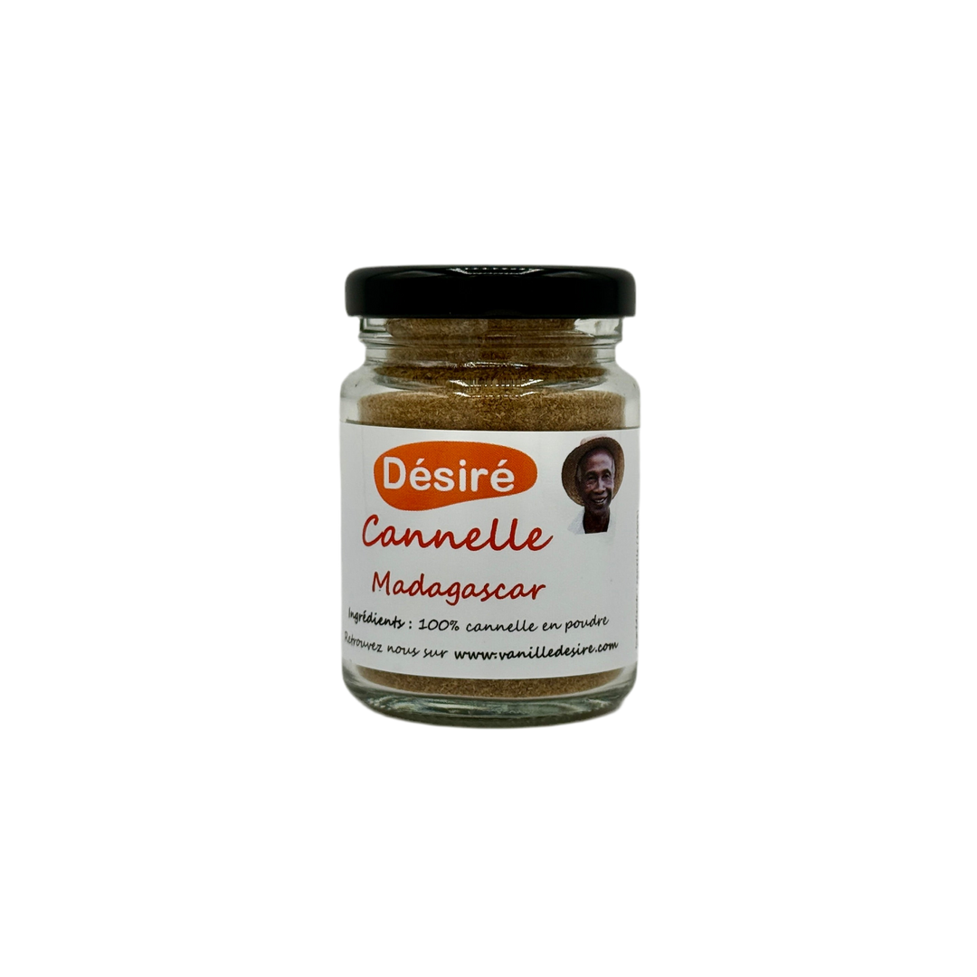 cannelle madagascar pot en verre 40g - vanille desire