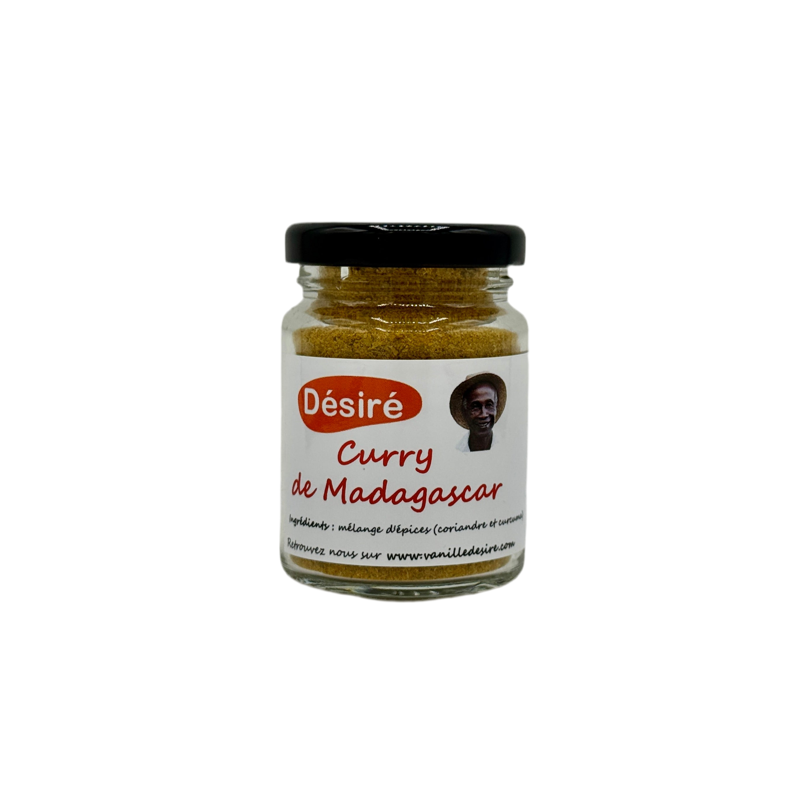 curry madagascar pot en verre 40g - vanilledesire