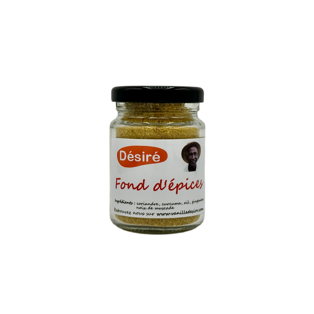 fond d'epices de madagascar pot en verre
