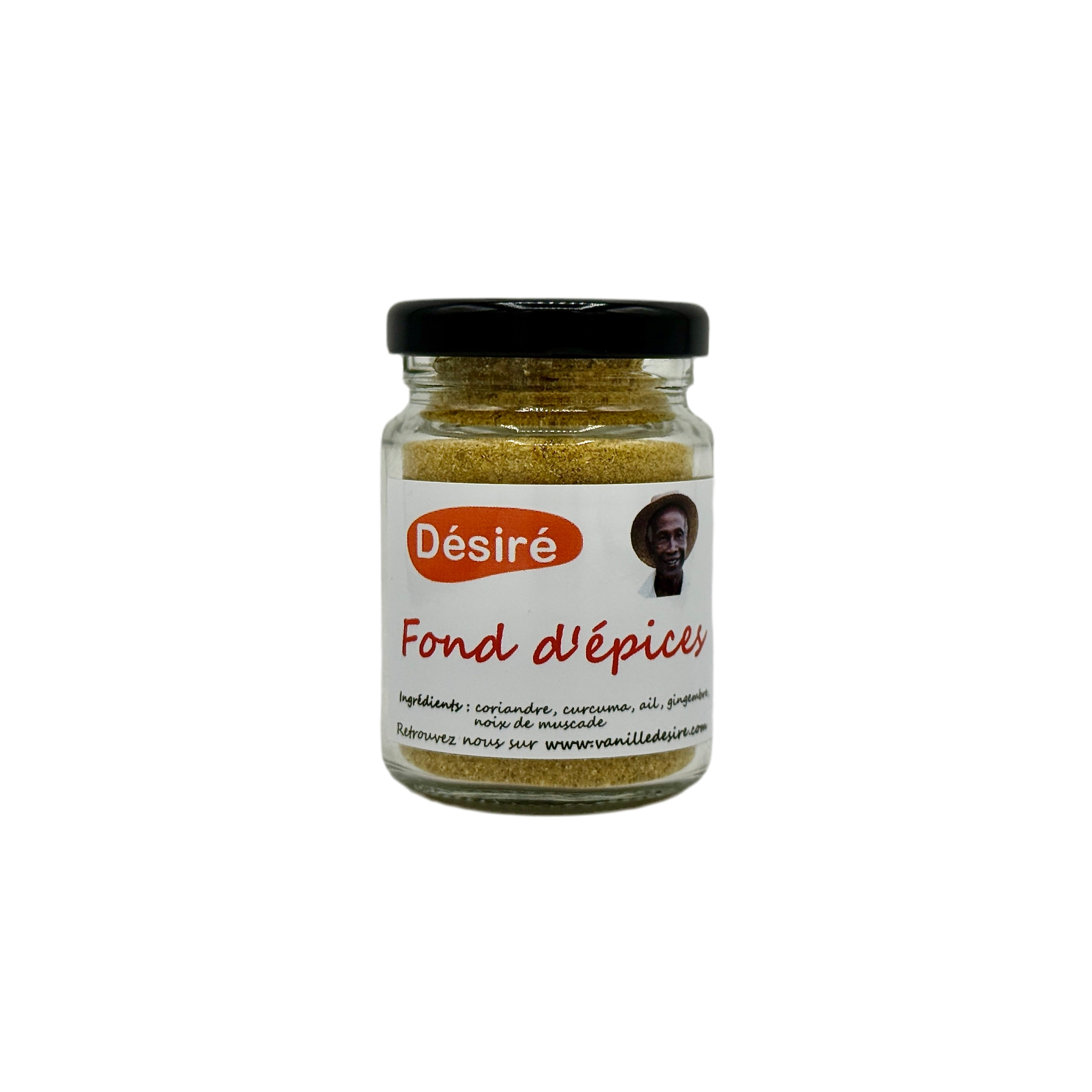 fond d'epices de madagascar pot en verre