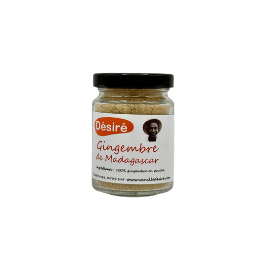 Gingembre en poudre (pot en verre 40g) - vanilledesire