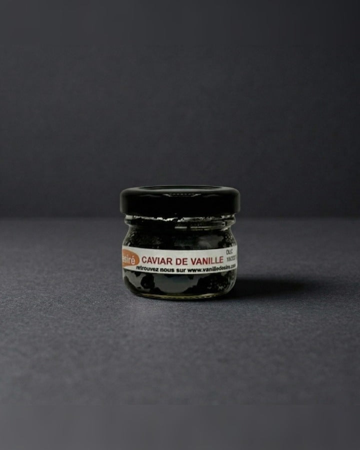 Caviar de vanille Bourbon de Madagascar en pot, pack pâtisserie premium