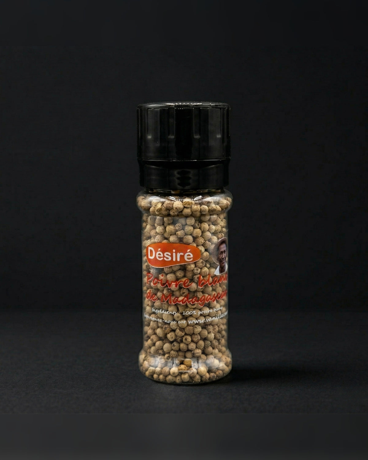 Poivre blanc (moulin rechargeable 50g)
