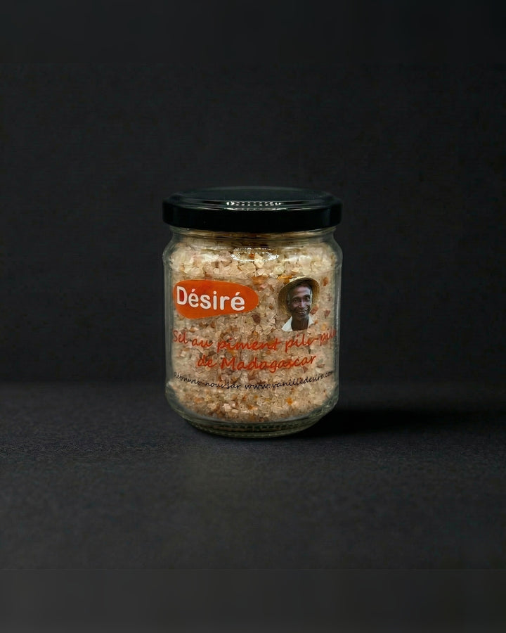 Sel de Camargue parfumé au Piment Pili-pili
