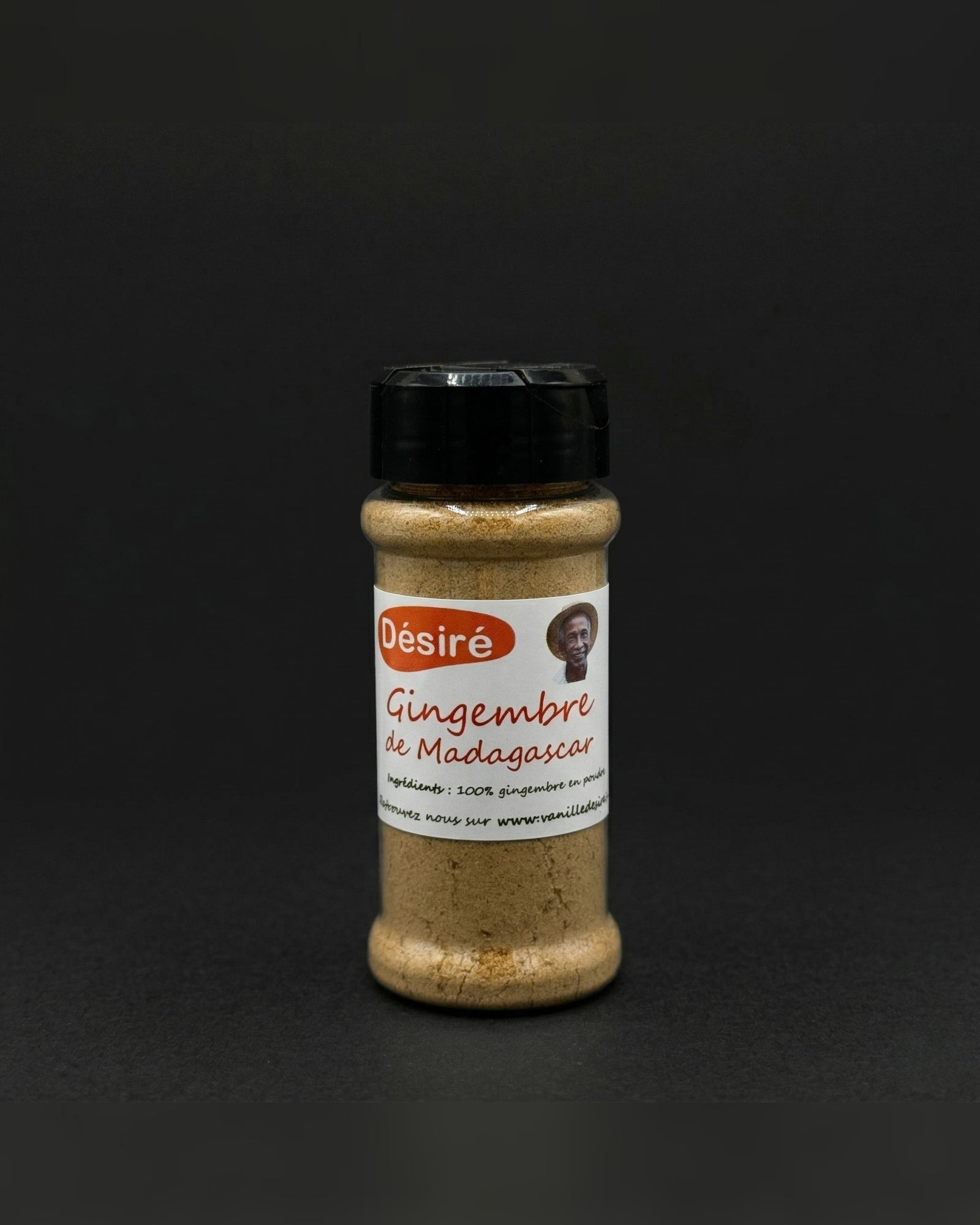 Gingembre de Madagascar en poudre (pot à épices 40 g)
