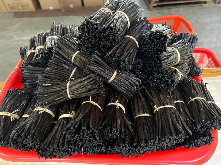 Cuts de vainilla para extracción - Madagascar (sacos 25 kg)