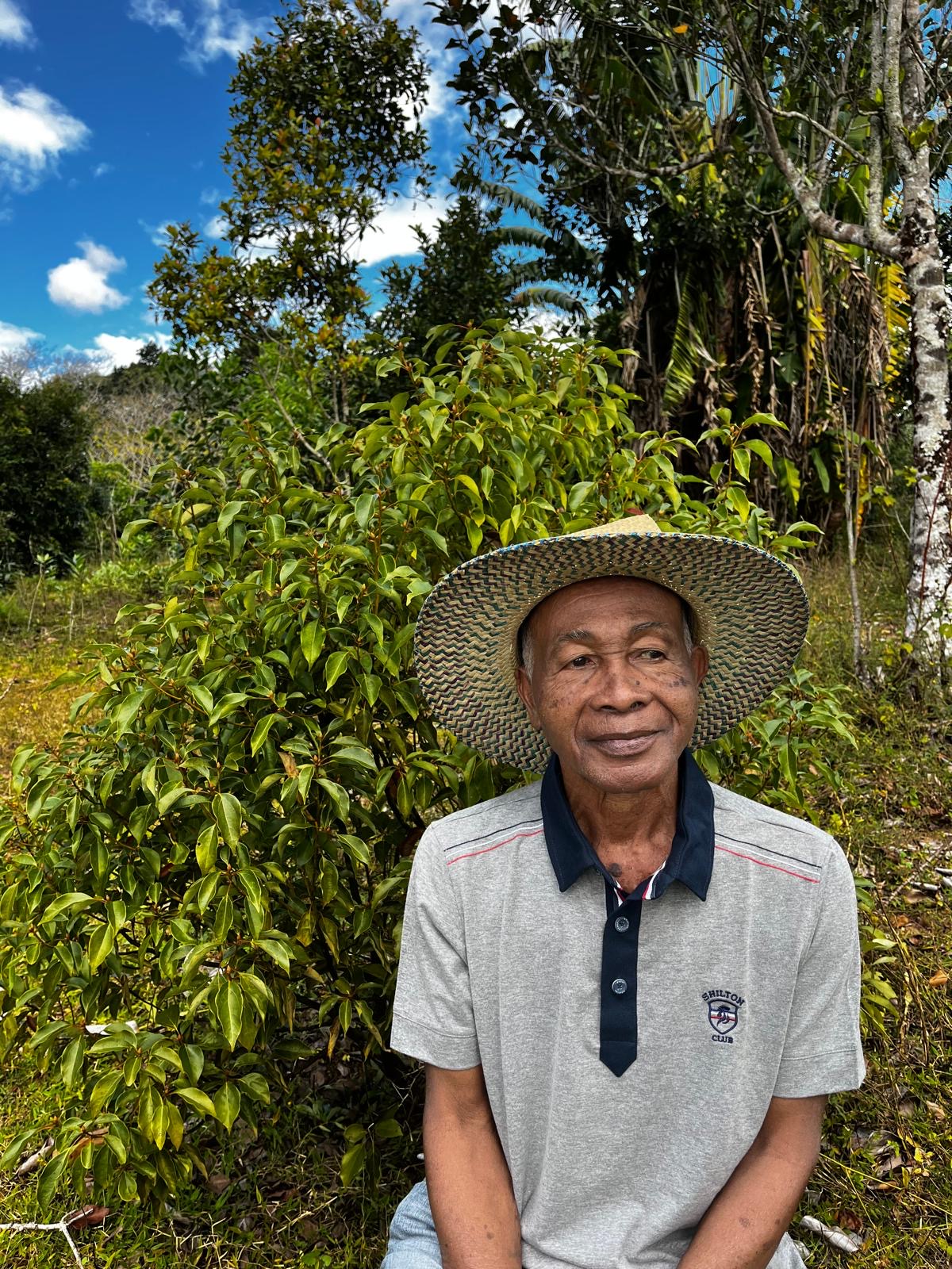 Portrait de Désiré, le grand-père de la famille